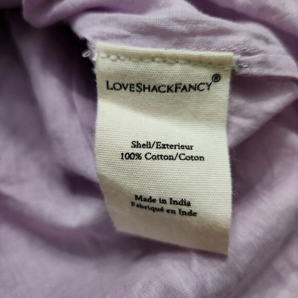 LoveShackFancy Natasha Dress Wisteria Size Large - Picture 5 of 8